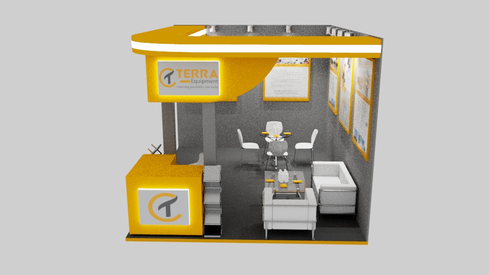 Brand-focused exhibition stall design